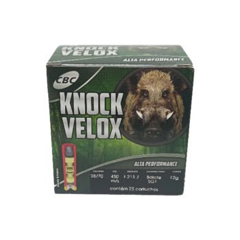 Cartucho CBC 28 Knock Velox CH SG1 balote esférico 12g