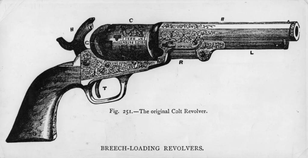 O original revólver Colt