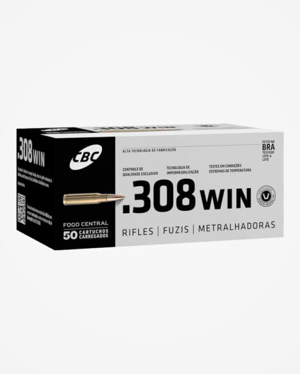 Munição CBC Calibre .308 Win EXPT 180gr - (50un)