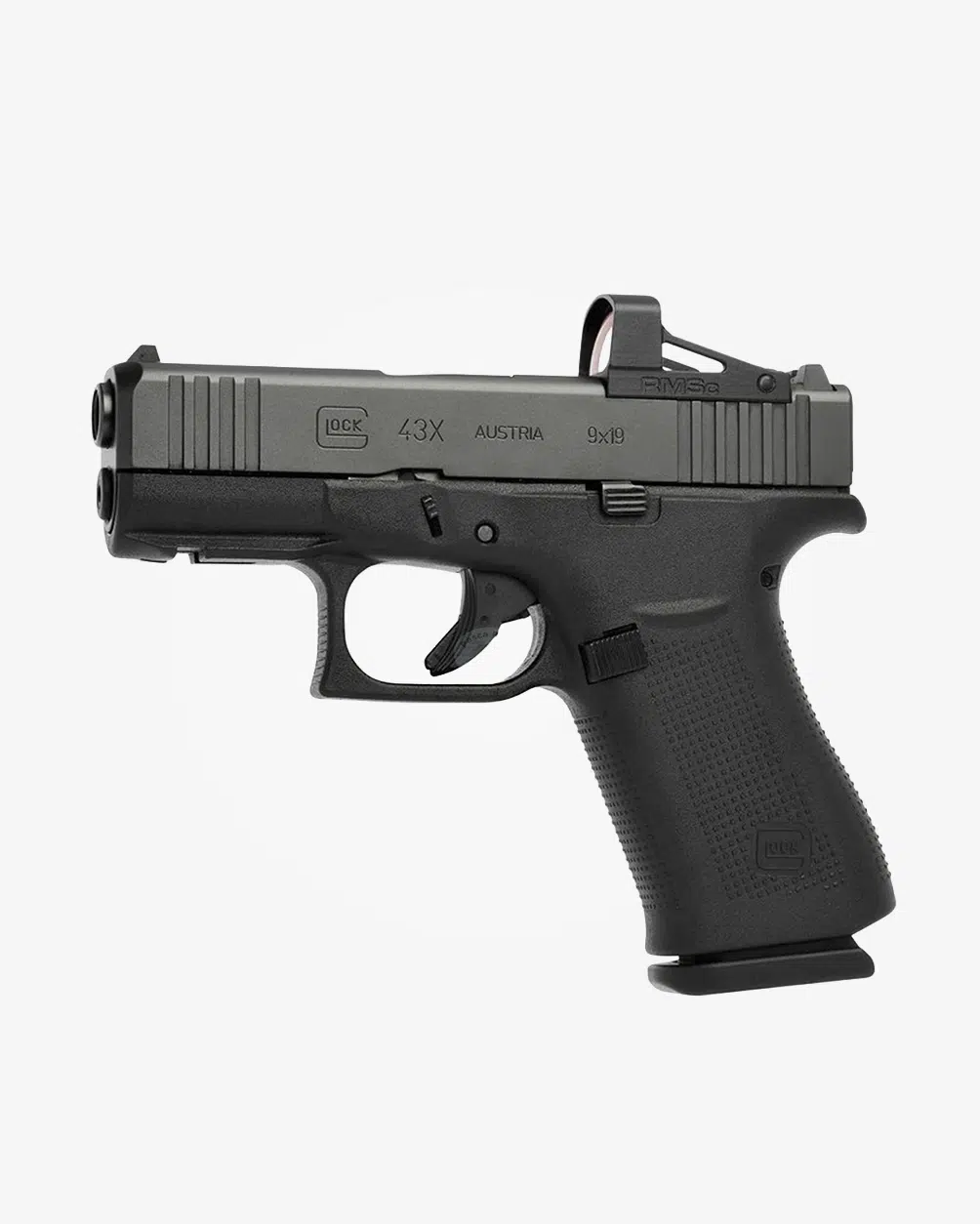 Pistola GLOCK G43X MOS Rail Gen5 9mm com RMSc Shield - 25% OFF Até