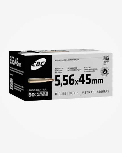 Munição CBC 556x45 M193 Comum (50un)