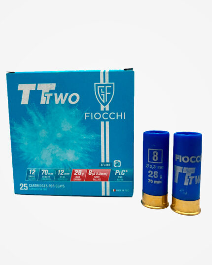 Cartucho Fiocchi Cal. 12 TT Two 8 28g - (25un)