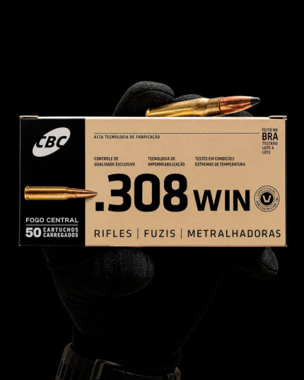 Munição CBC Calibre .308 Win EXPT 180gr - (50un)