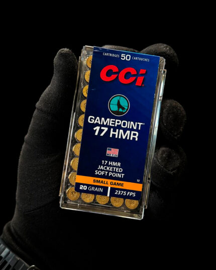 Munição CCI 17 HMR Gamepoint 20gr (50un)