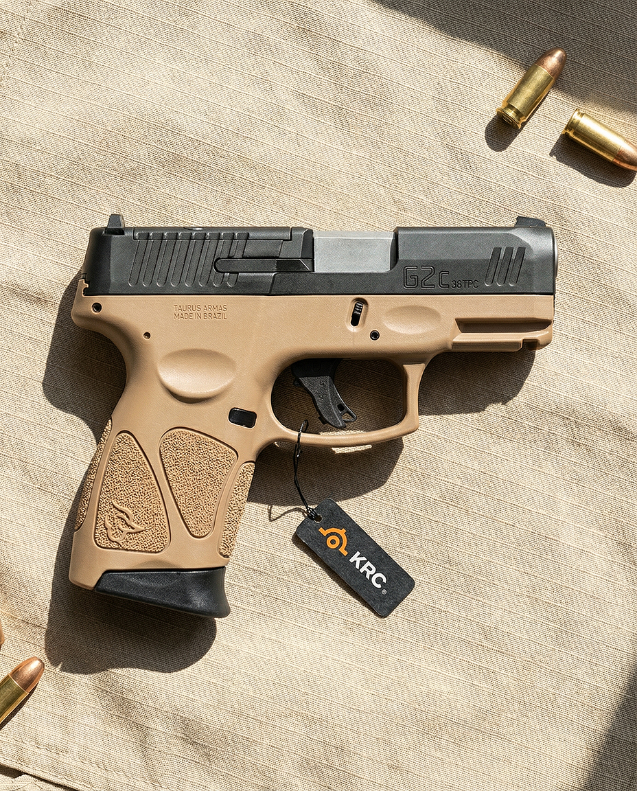 Pistola Taurus G2C .38 TPC T.O.R.O. CAFO TAN