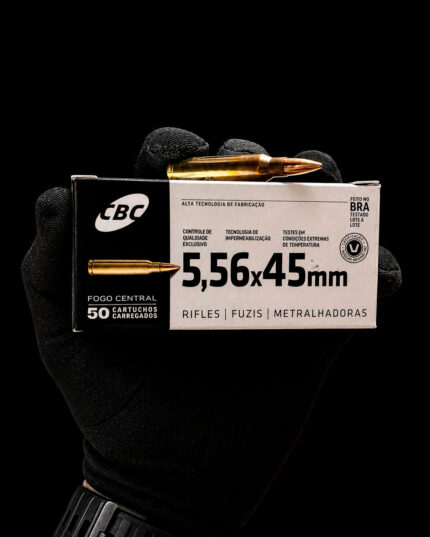 Munição CBC 556x45 M193 Comum (50un)