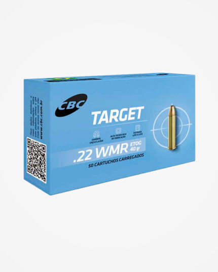 Cartucho CBC 22 WMR ETOG 40gr Target (50un)