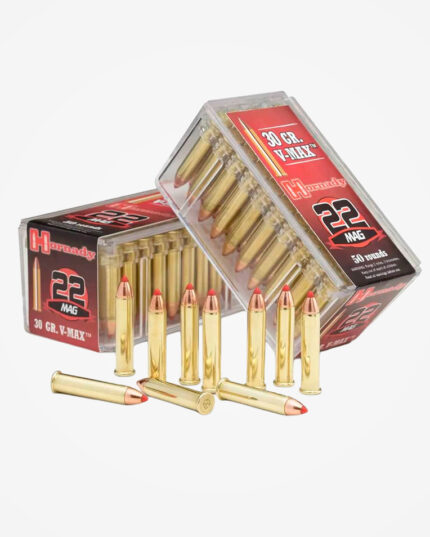 Cartucho Hornady cal .22WMR V-MAX 30GR