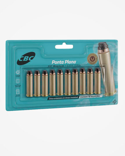 Munição CBC .357 MAG EXPP 158gr (10un)