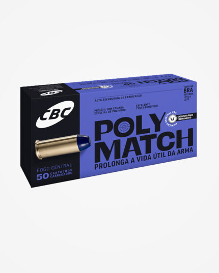 Munição CBC .38 SPL LPC Polymatch 158gr - (Caixa 50un)