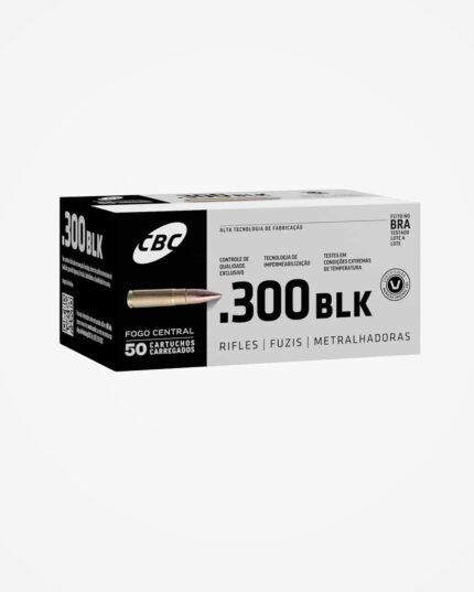 Munição CBC Calibre .300 BLK ETOG 123gr (50un)