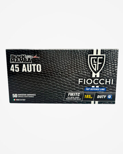 Munição Fiocchi .45 ACP Black Mamba FMJTC 185gr - (50un)