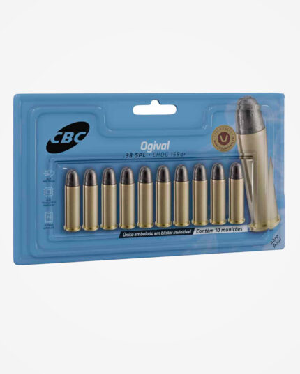 Munição CBC .38 SPL CHOG 158gr