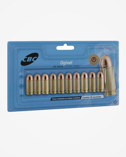 Munição CBC .45 Auto ETOG 230gr (10un)
