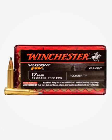 Cartucho Winchester .17 HMR 17gr Varmint HV (50un)