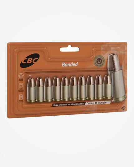 Munição CBC cal .38TPC EXPO 124gr BONDED (10un)