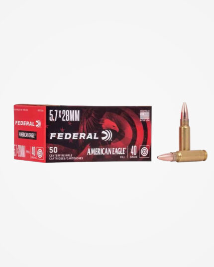 Munição Federal 5.7x28mm American Eagle 40gr FMJ (50un)