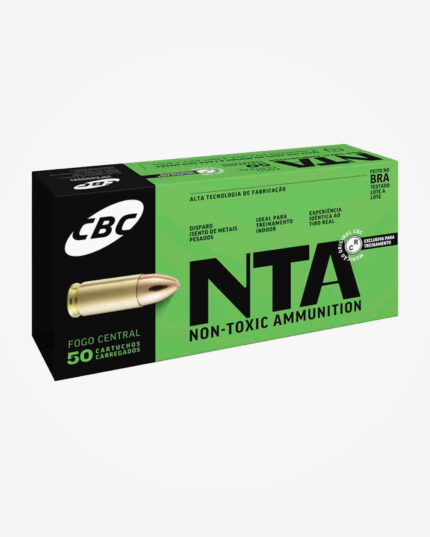 Munição CBC 9mm EOOG 124gr NTA (50un)