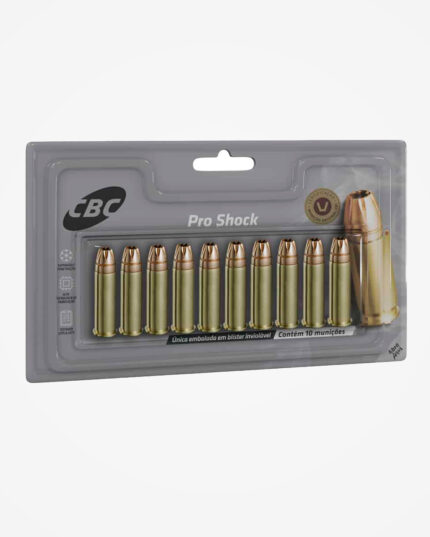 Munição CBC .38 SPL EXPO +P+ 125gr Pro Shock (10un)