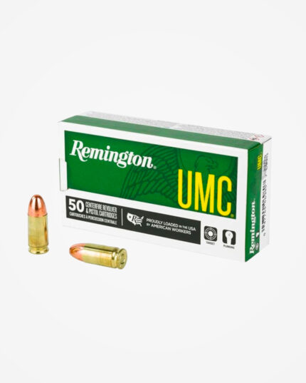 Munição Remington 9mm 147gr FMJ UMC (50un)