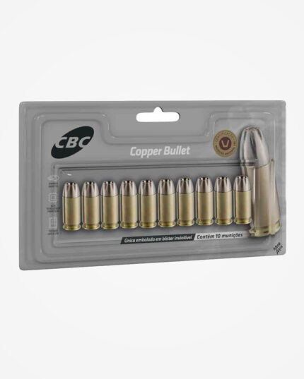 Munição CBC .45 Auto CXPO +P 165gr Copper Bullet (10un)