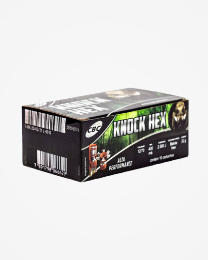 Cartucho CBC 12GA Knock Hex (10un)
