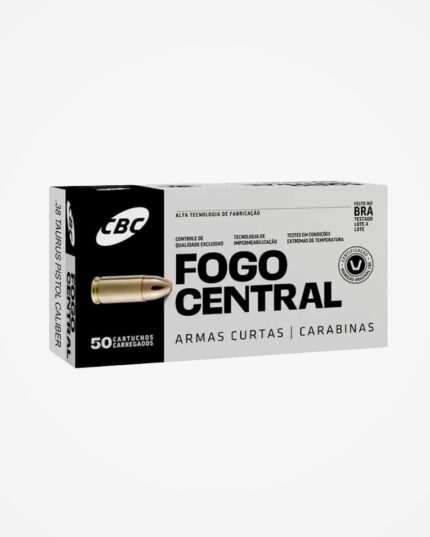 Munição CBC .38 TPC ETOG 124gr (50un)