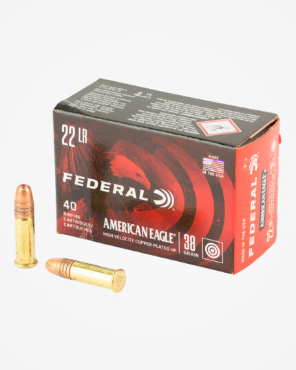 Munição Federal 22 LR American Eagle 38gr (40un)