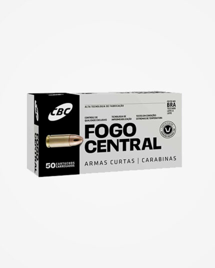 Munição CBC 9mm ETOG 124gr Treina - (Caixa 50un)