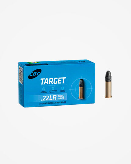 Cartucho CBC 22 LR Target 40gr (50un)