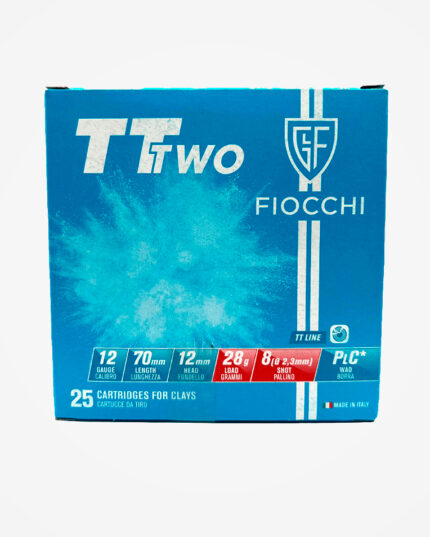 Cartucho Fiocchi Cal. 12 TT Two 8 28g - (25un)