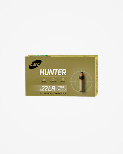 Cartucho CBC 22 LR 40gr Hunter Hyper (50un)