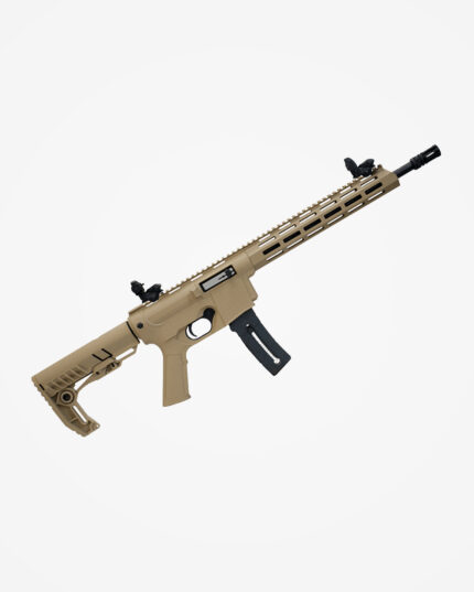 Rifle CBC Delta .22LR - Cano 14.5" Oxidado - Coronha Tan