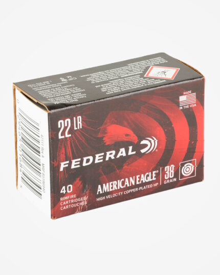 Munição Federal 22 LR American Eagle 38gr (40un)