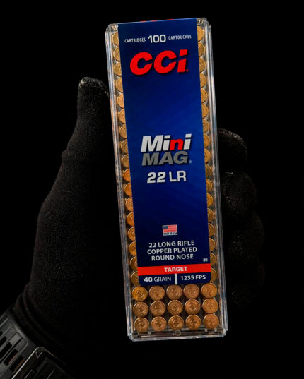 Munição CCI Mini Mag 22 LR 40gr Target (100un)