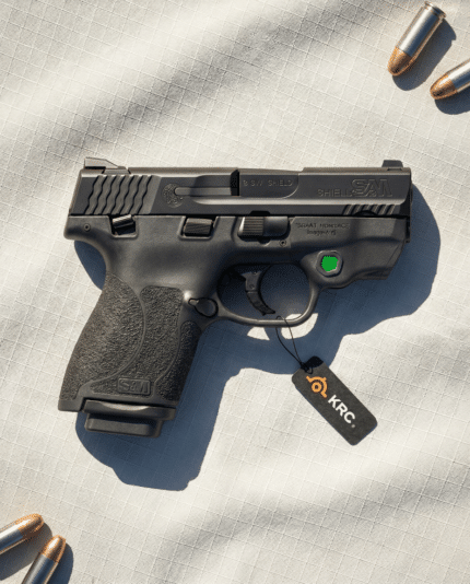 ③Smith & Wesson M&P9 ガスガン Pistola Smith & Wesson M&P9 Shield M2.0 Laser Verde - Até 21x