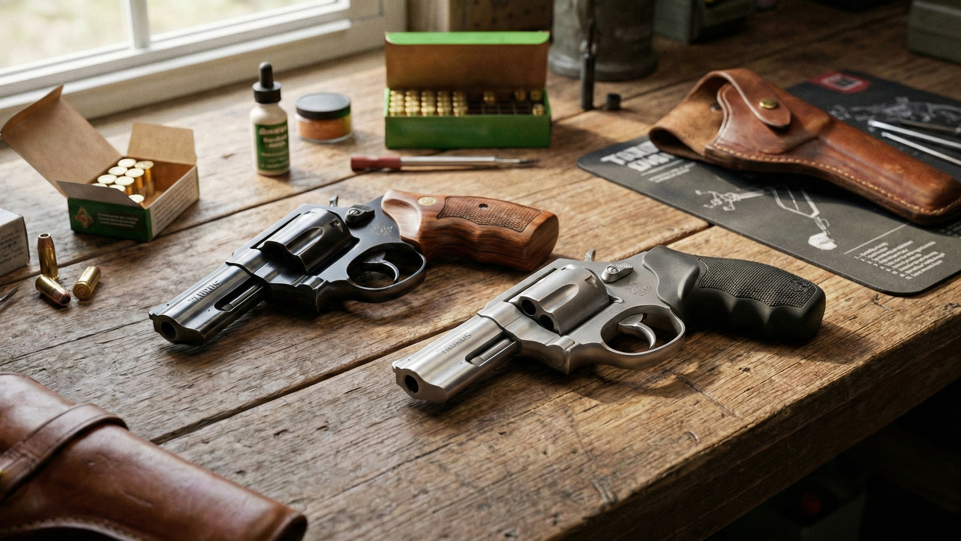 manutenção em revolver taurus