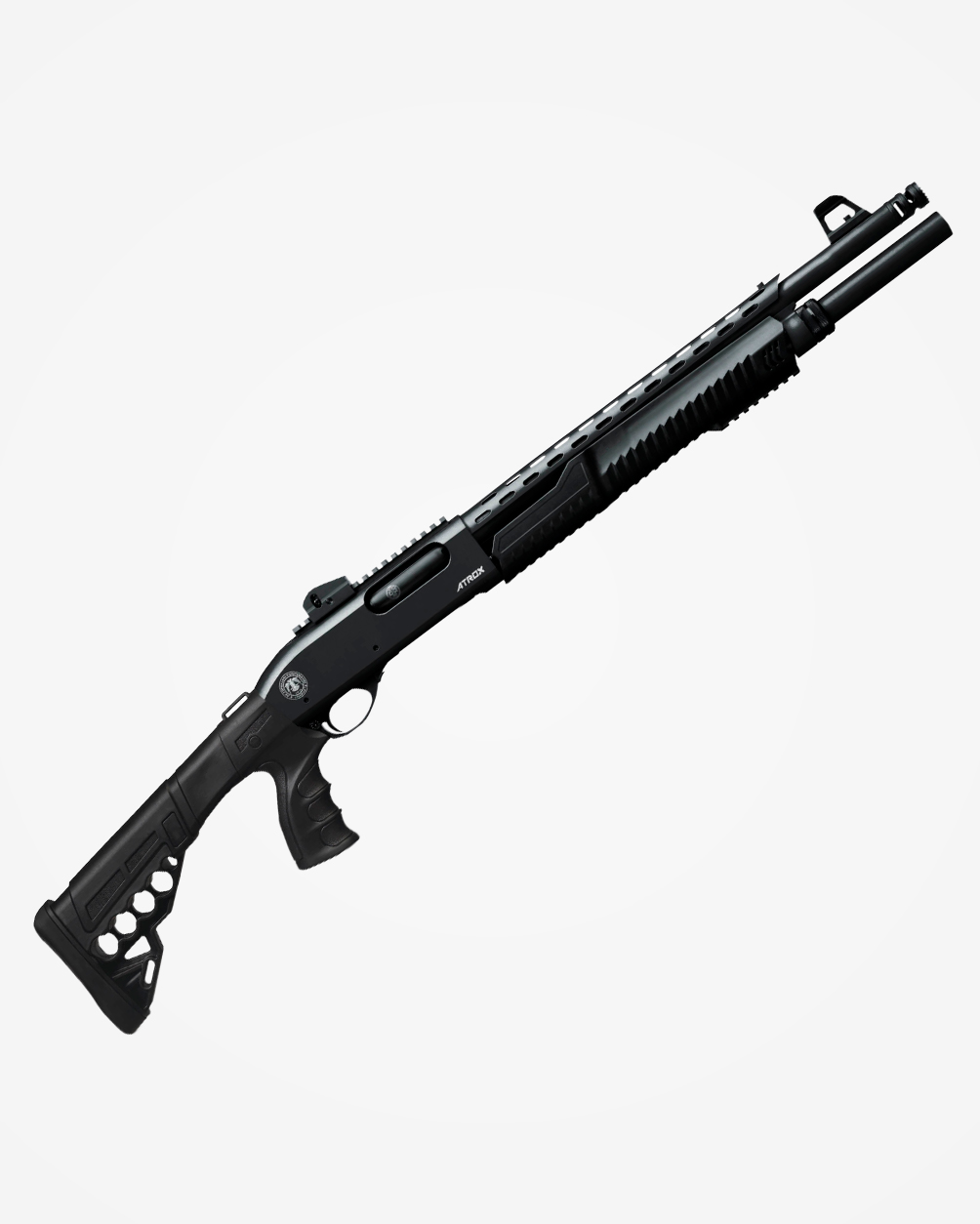 capa01 Espingarda Huglu Atrox Tactic Plus Telescopic Cal. 12 GA