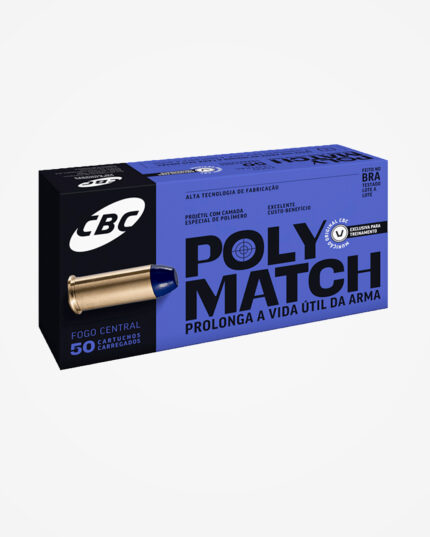 Kit 10 Caixas (500un) Munição CBC .38 SPL LPC Polymatch 158gr
