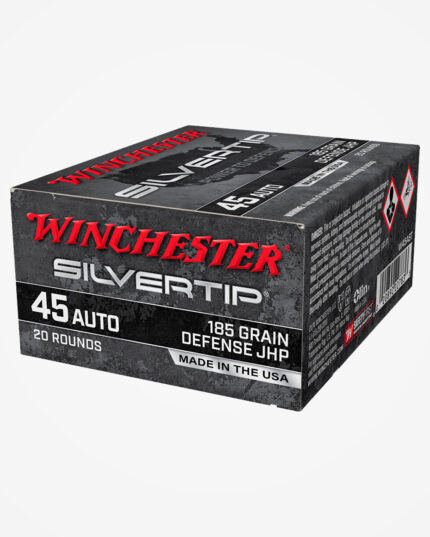Munição Winchester Silvertip .45 Auto 185 GR JHP