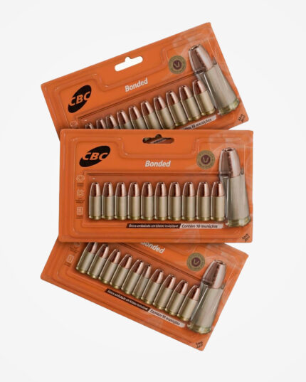 Kit 3 Blister (30un) Munição CBC cal .38TPC EXPO 124gr BONDED