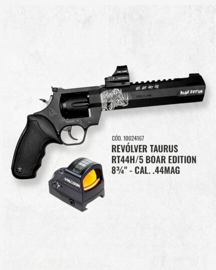 Revolver Taurus .44 Mag RT 44H/5 Boar Edition - Acompanha Red Dot