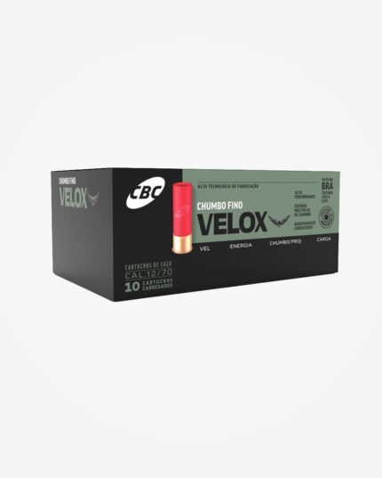 Cartucho CBC 12/70 Chumbo 5 Velox (10un)