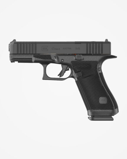 Marca: GLOCK Modelo/Linha: GLOCK G45 Calibre: 9 mm Luger Sistema de Ação: Safe Action® (Ação Segura) Capacidade do Carregador Padrão: 17 cartuchos Comprimento do Cano: 102 mm | 4,02 polegadas Peso Descarregada: 575 g Peso com Carregador Cheio: 865 g Força do Gatilho: 26 N Preparação Óptica: Sim (Pronta para Red Dot)