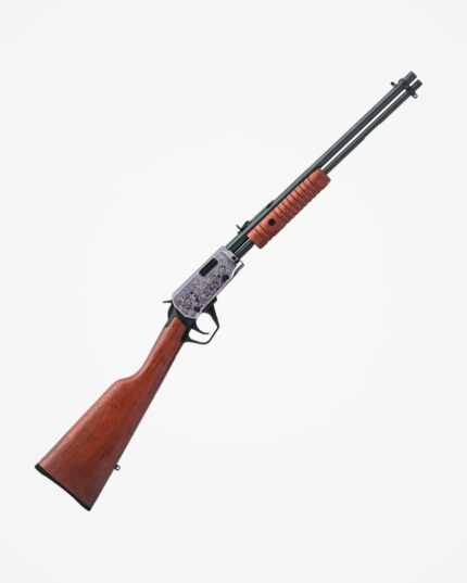 Rifle CBC Pump Action .22LR Coronha Madeira Engraved