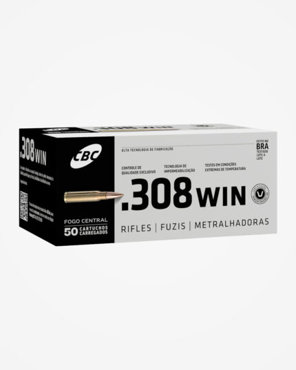 Munição CBC Calibre .308 Win ETPT Match 162gr - (50un)