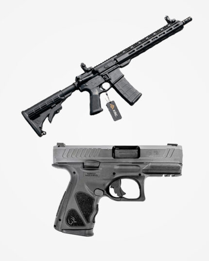 Fuzil Taurus T4 MLOK Cal. 5,56 + Pistola Taurus TS9c Cal. 9mm